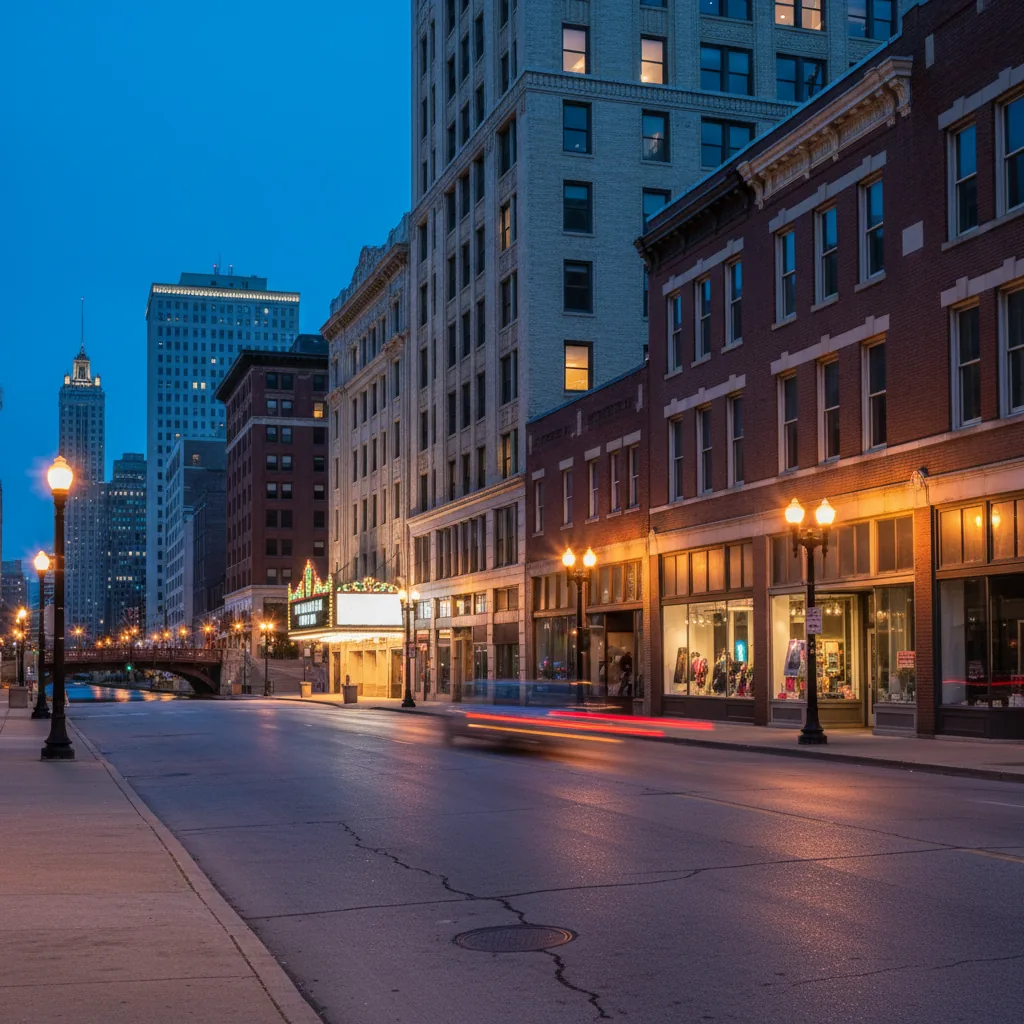 Aurora, IL business district